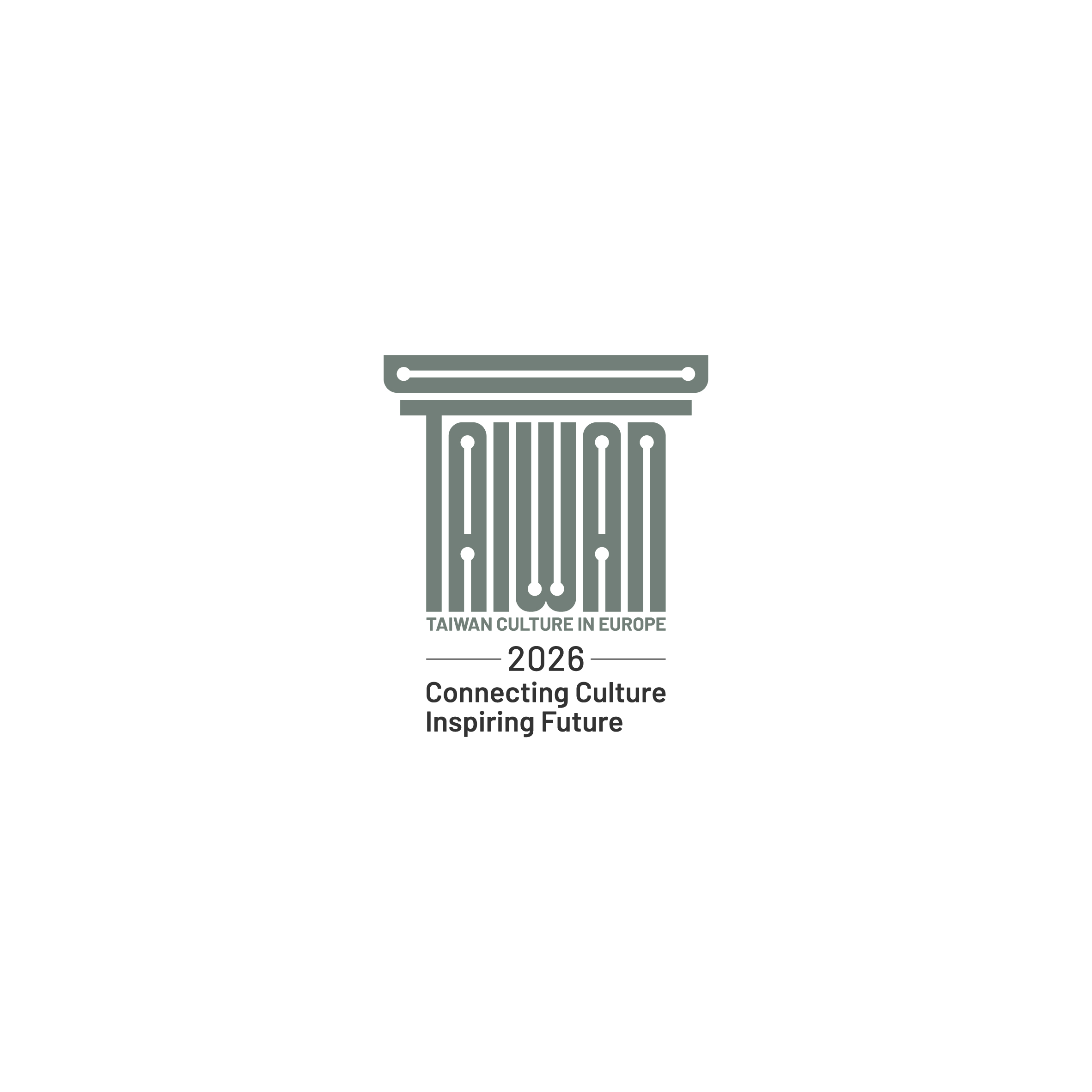 Logo Taïwan Culture in Europe 2026 : Connecting Culture Inspiring Future