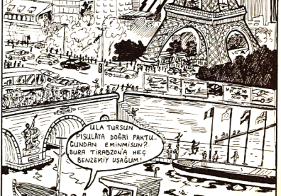 Caricature Paris 