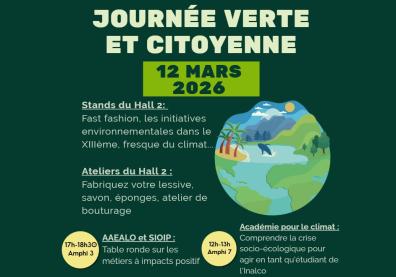 Journée verte et citoyenne 2026