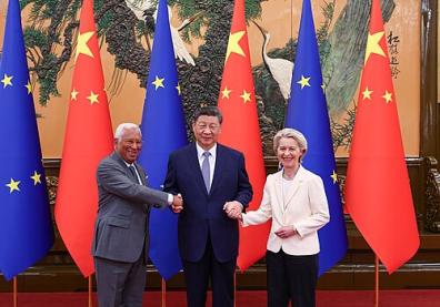 Xi Jinping rencontre Ursula von der Leyen et Antonio Costa