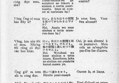 page dictionnaire annamite