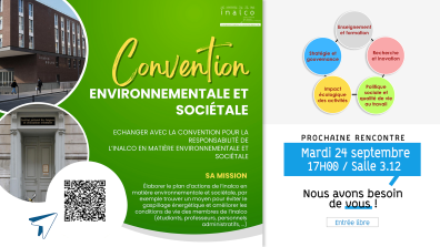 Visuel Convention environnementale et sociétale