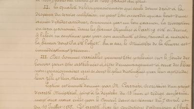 Registre du conseil de perfectionnement de l’École spéciale des langues orientales vivantes, séance du 17 juin 1876