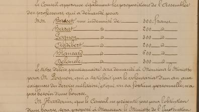 Registre du conseil de perfectionnement de l’École spéciale des langues orientales vivantes, séance du 27 décembre 1876