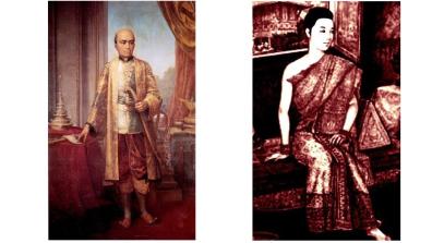 Le roi Rama II et sa reine Sri Suriyendra