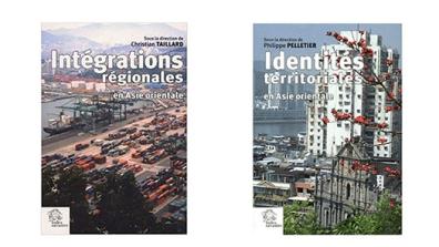 Couvertures des ouvrages "Intégrations régionales en Asie orientale" et "Identités territoriales en Asie orientale"