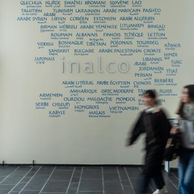 Fresque des langues de l'Inalco