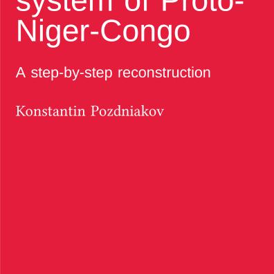 Couverture de The numeral system of Proto-Niger-Congo A step-by-step reconstruction