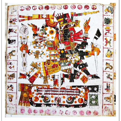 Aztèque - Figure 11 : Codex Borgia, Planche 56