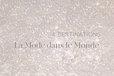 Couverture du magazine "la mode dans le monde"