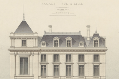 Inalco, rue de Lille - Plan de 1873