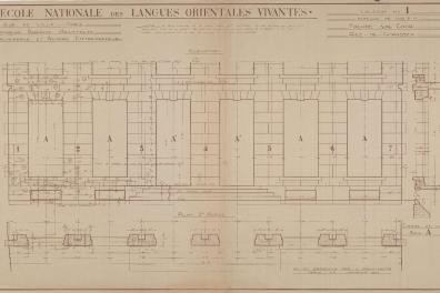 Etude de surélévation façade sur cour