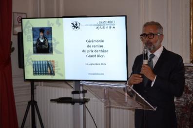 discours de présentation Grand Ricci