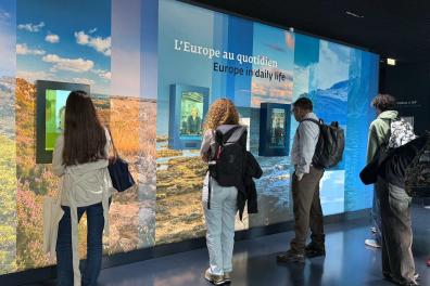 Groupe d'étudiants à l'Europa Experience