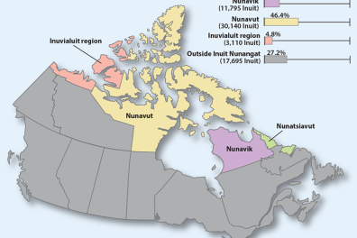Population inuit en 2016.