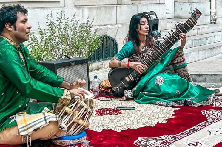 Joyeeta Sanyal, Sitar & Debojyoti Sanyal, Tabla  