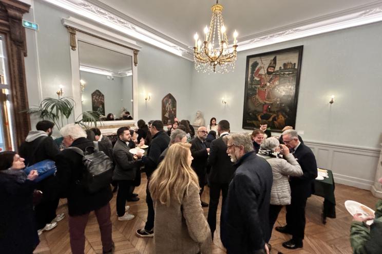 Réception au salon Borel de la Fondation Inalco