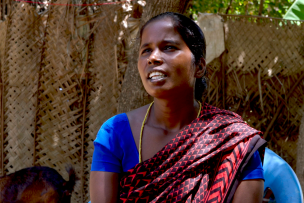 Portrait d'une femme indienne 