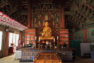 Bouddha du Magoska Temple en Corée du sud