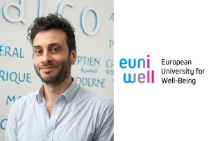 Photo d'Andreas Guidi et logo EUniWell