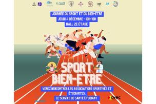 affiche avec dessins de personnage sportifs