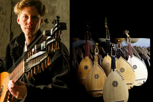 Portrait du musicien et instruments traditionnels 