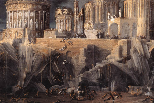 Peinture de monuments antiques